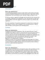 Crafting a 300-Word Reflection Paper | PDF | Experience | Thought