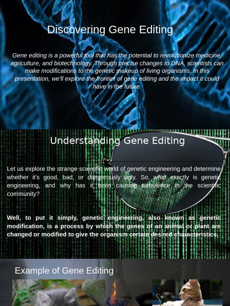 Gene Editing: AI's Role and Ethics | PDF | Genetic Engineering | Gene