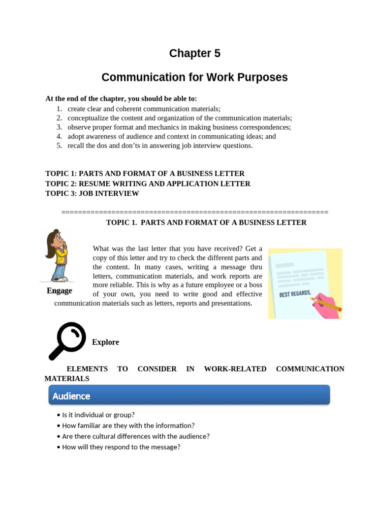 Resume and Business Communication Guide | PDF | Résumé | Job Interview