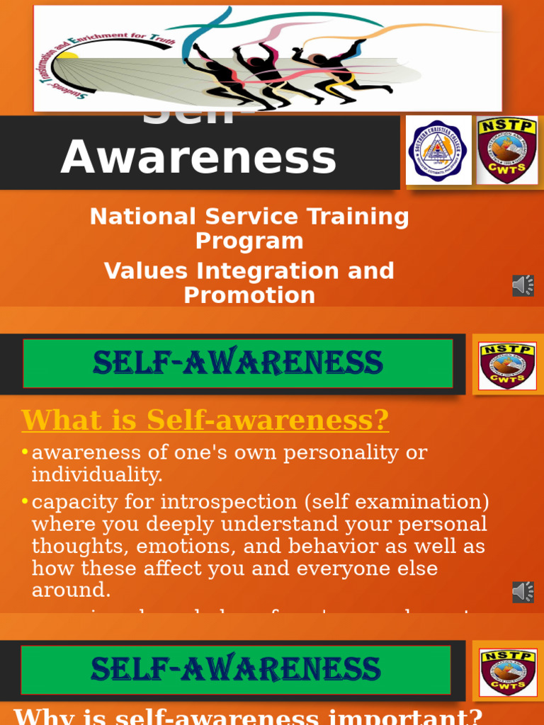 Importance of Self-Awareness Skills | PDF | Self Awareness | Emotions