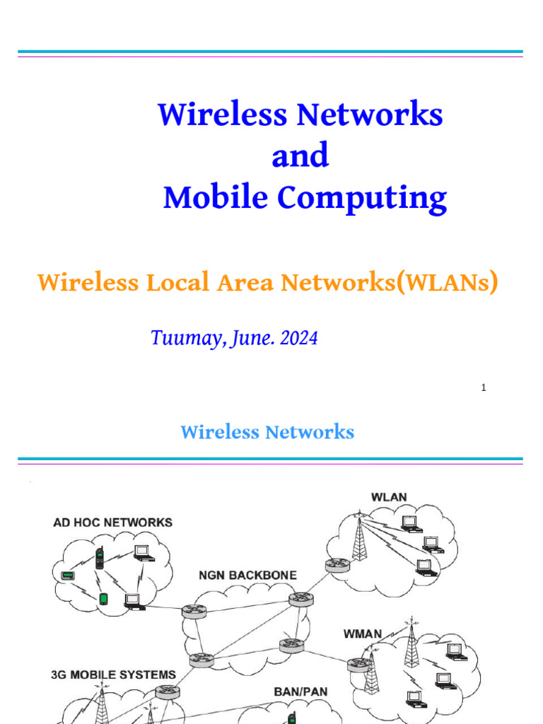 Wireless Network Types and Standards | PDF | Wireless Lan | Ieee 802.11