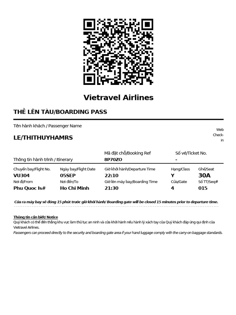 Boarding Passes 8P70ZO | PDF