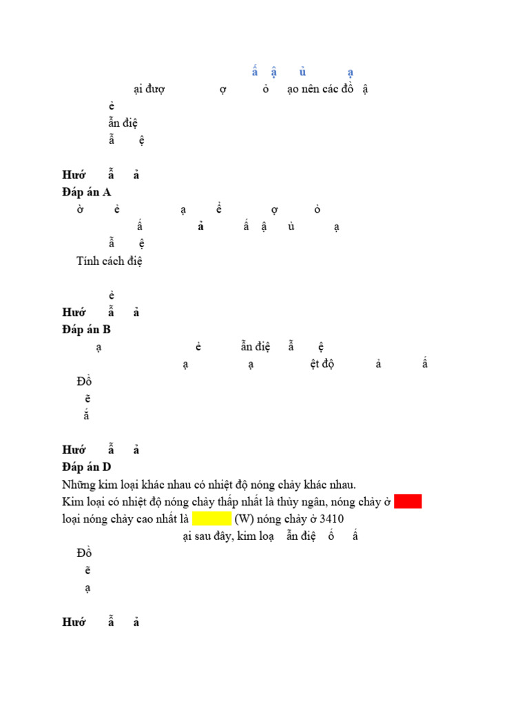 Trac nghiem tinh chat vat li cua kim loai co dap an hoa hoc lop 9 pdf