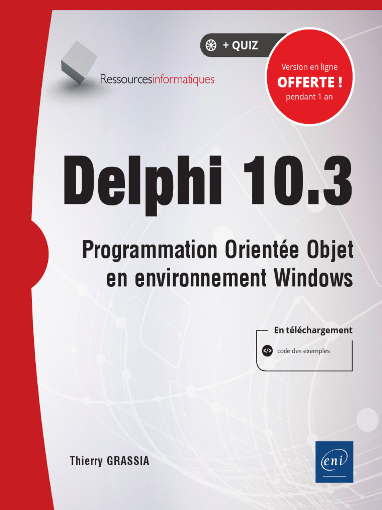 Delphi 10.3 : Guide POO Windows | PDF | Bibliothèque logicielle ...