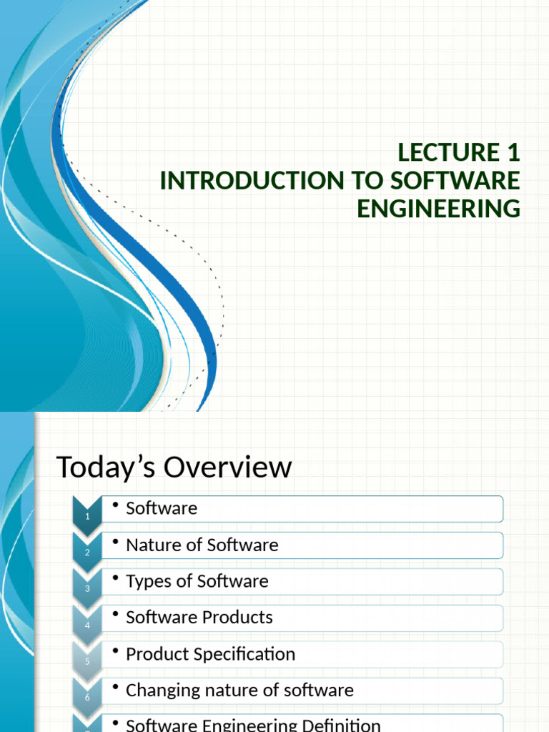 Lecture No 1 | PDF | Application Software | Software