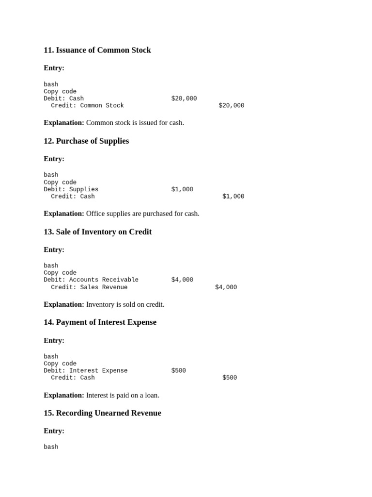 Common Stock and Cash Transactions | PDF | Law