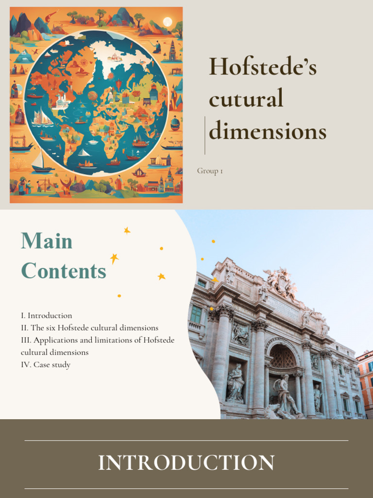 Understanding Hofstede's Cultural Dimensions | PDF | Social Psychology ...