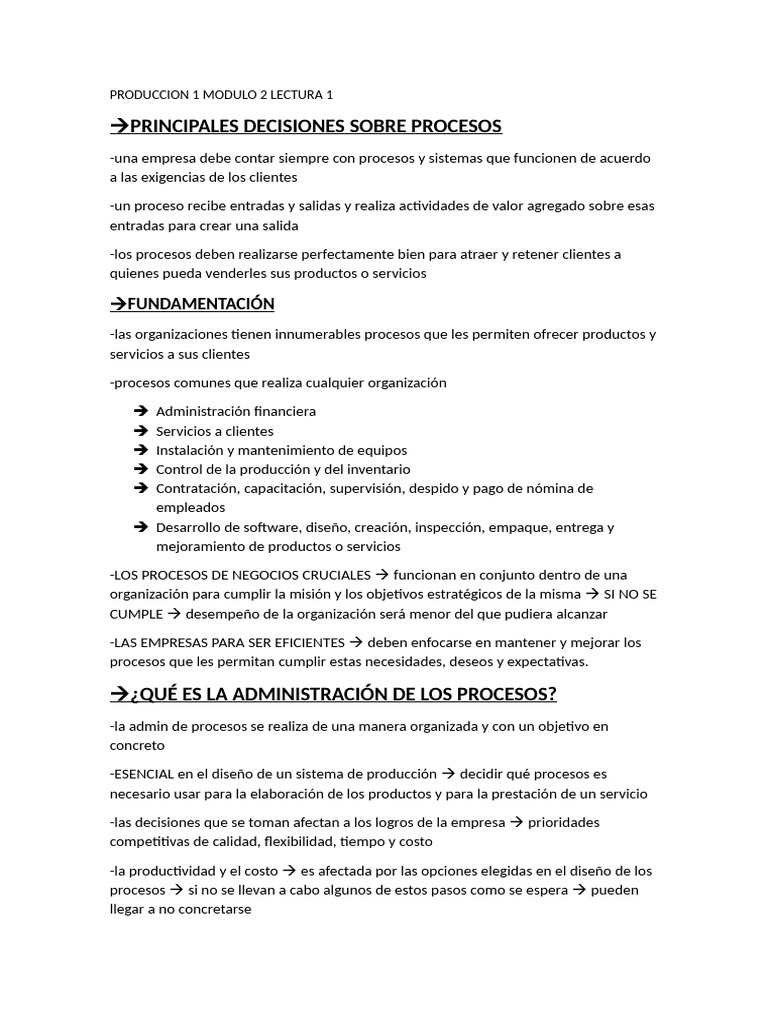 Produccion 1 modulo 2 lectura 1 pdf business calidad comercial 