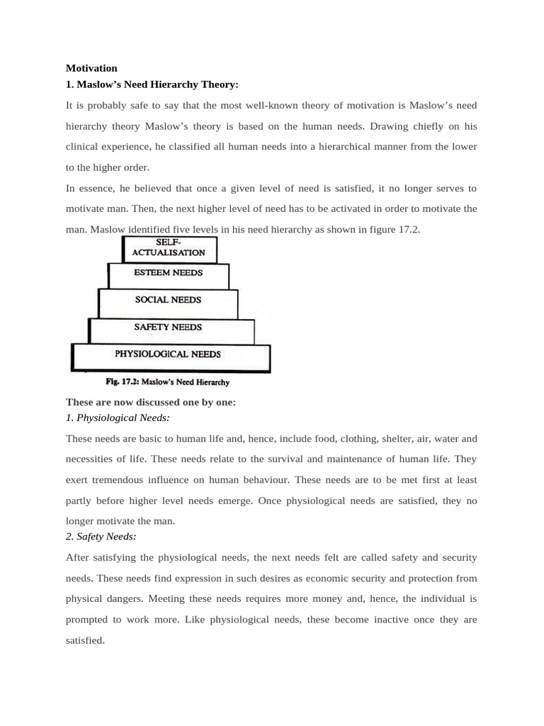 Understanding Motivation Theories | PDF | Motivational | Motivation