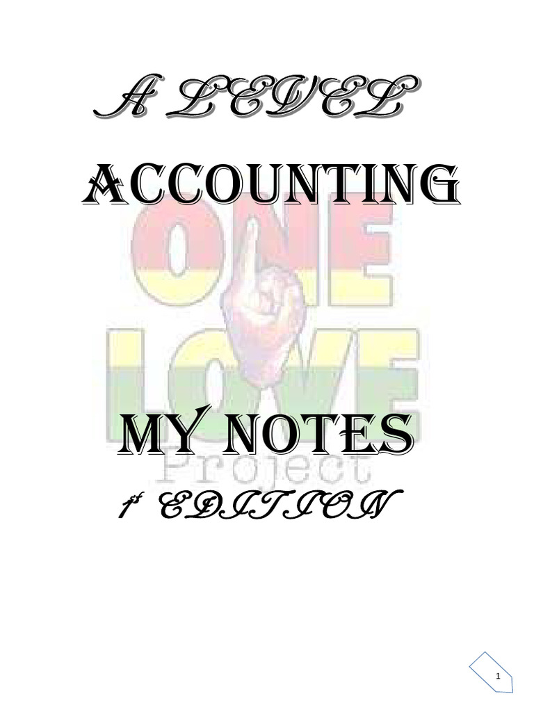 My Notes PDF | PDF | Debits And Credits | Depreciation