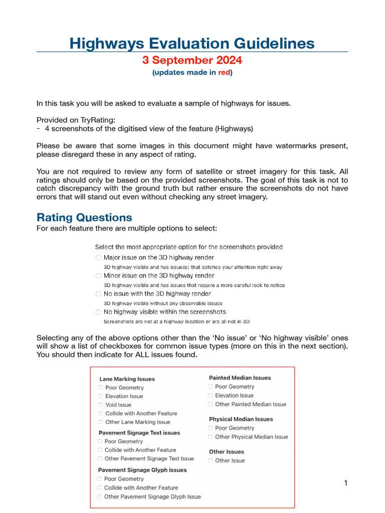 Highway Evaluation Guidelines Overview | PDF | Intersection (Road) | Road