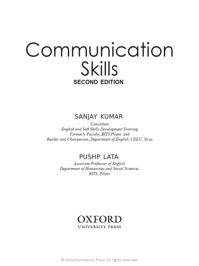 Communication Skills 1 Pdf Perfect Grammar Communication