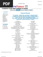 Download ALL Concert Tour Dates  Event Tickets Clickable Links by ibizzer SN78454420 doc pdf