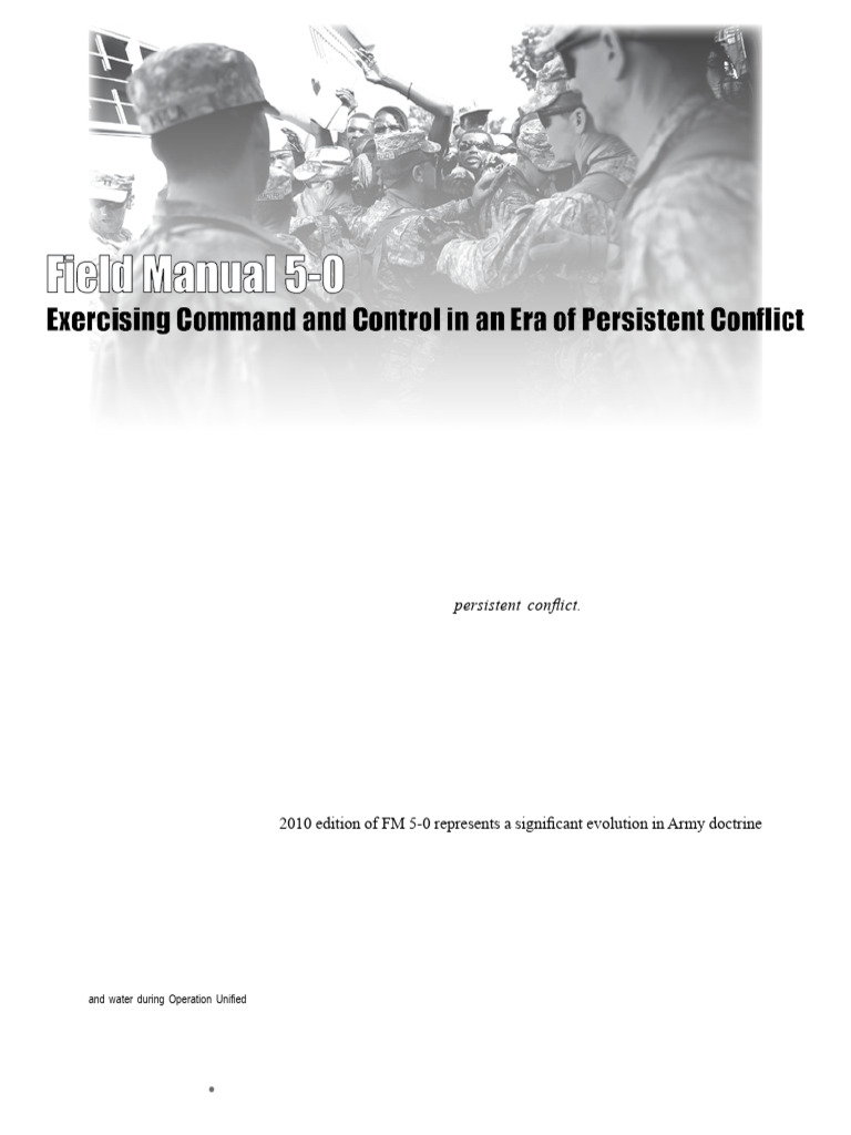 Command and Control in Persistent Conflict | PDF | Thought | Military