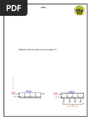 IC 74194 Shift Register Functions | PDF | Computer Data | Computer