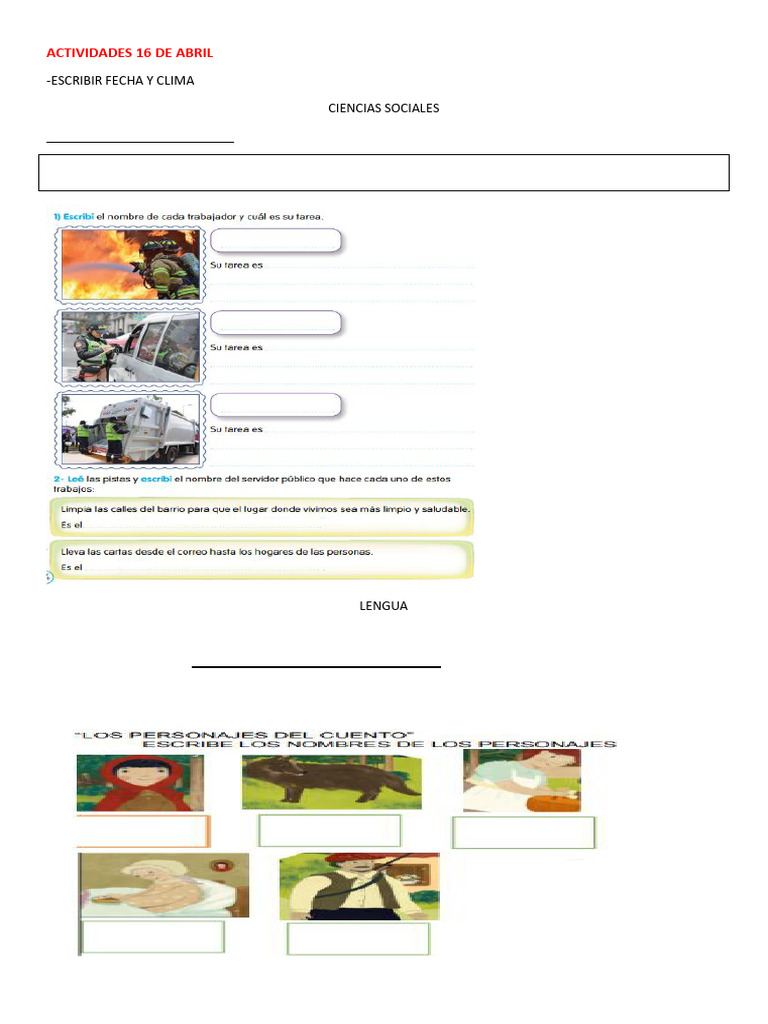 Actividades Escolares 2 Pdf