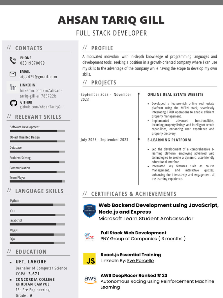 Software Engineer Resume | PDF | Linked In | Web Development