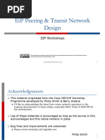 ISP Network Design Overview | PDF | Ip Address | Router (Computing)