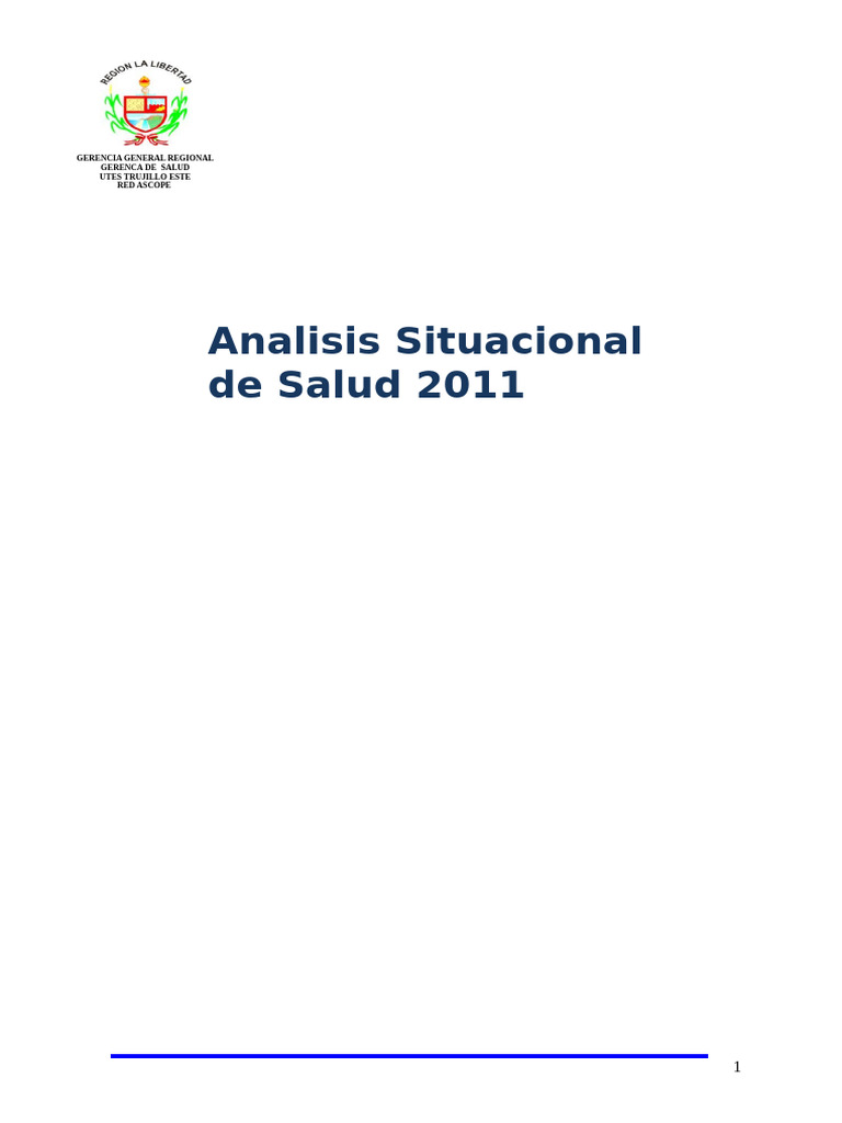 Análisis Situacional de Salud en Ascope | PDF | Clima | Hospital