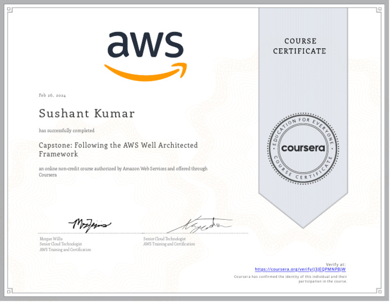 Coursera J3JEQPMNPBJW | PDF