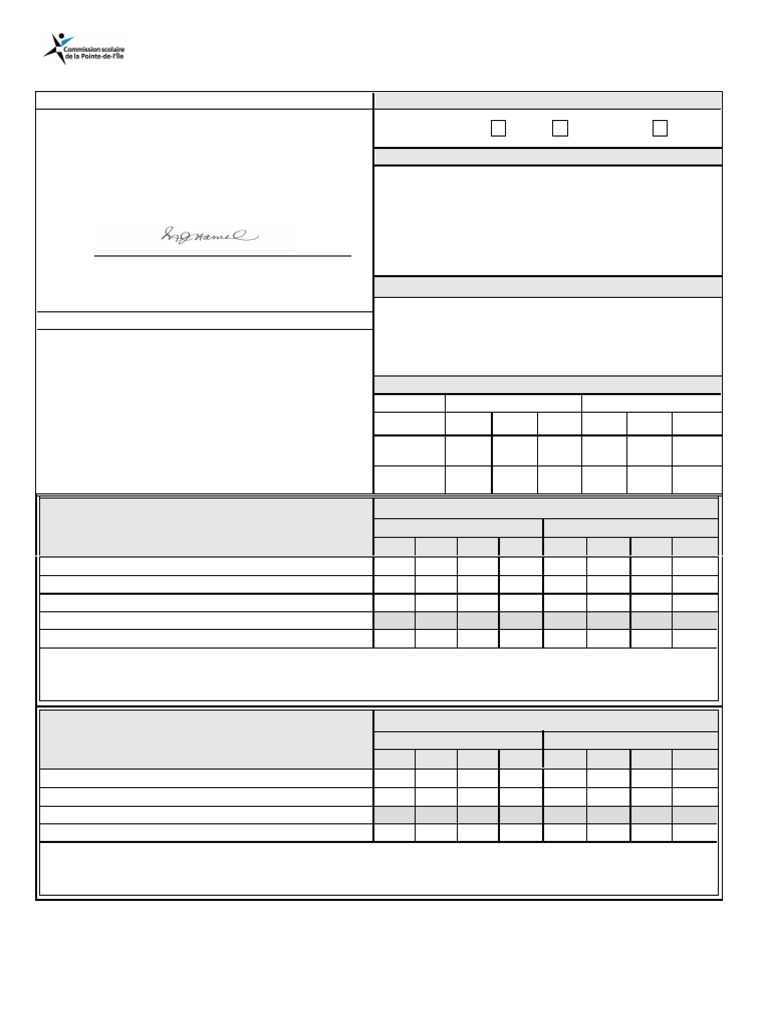 Bulletin scolaire 2018-2019 RDC | PDF