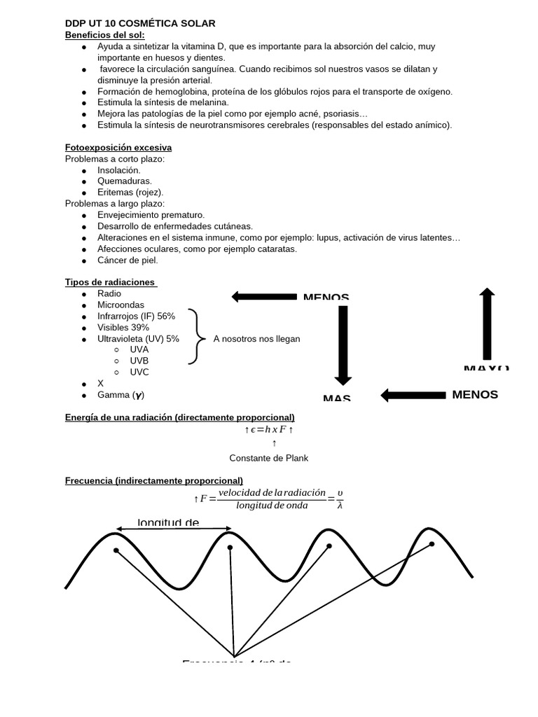 DDP Ut 10 Cosmética Solar | PDF | Ultravioleta | Protector solar