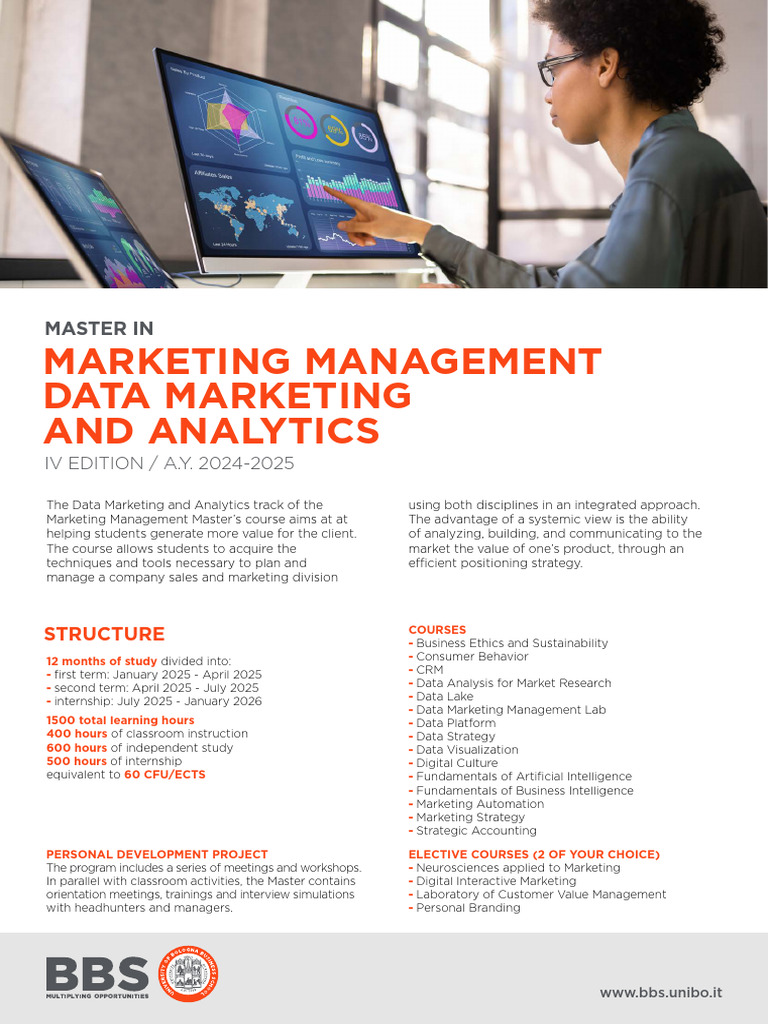 Marketing Analytics Master's Program | PDF | Marketing | Data