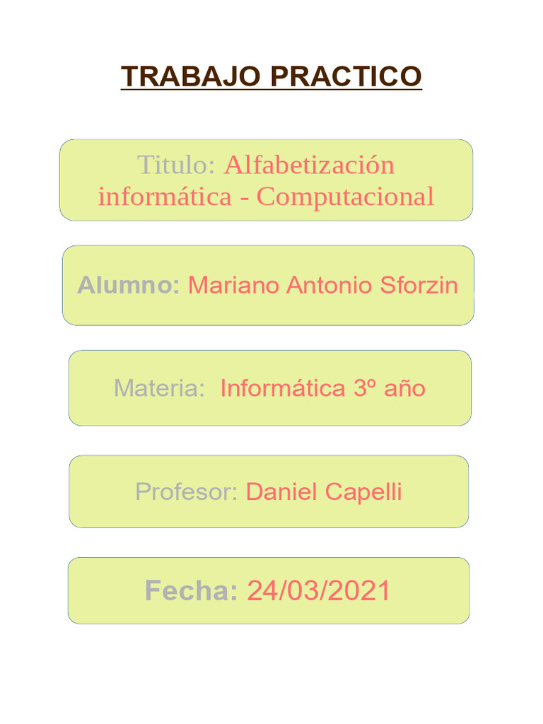 Guía de Alfabetización Informática | PDF | Hardware de la computadora ...