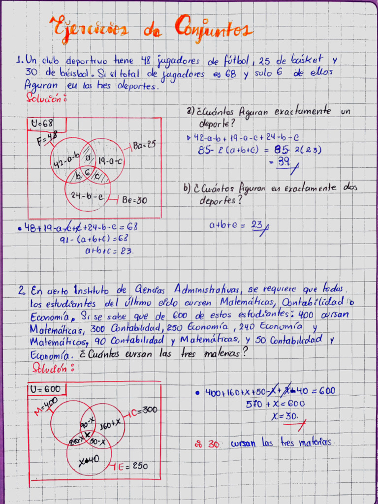 A. Conjuntos - Eche P. Jhasely. | PDF