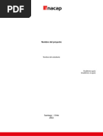 Formato Informe Word INACAP | PDF | Citación | Estilo apa