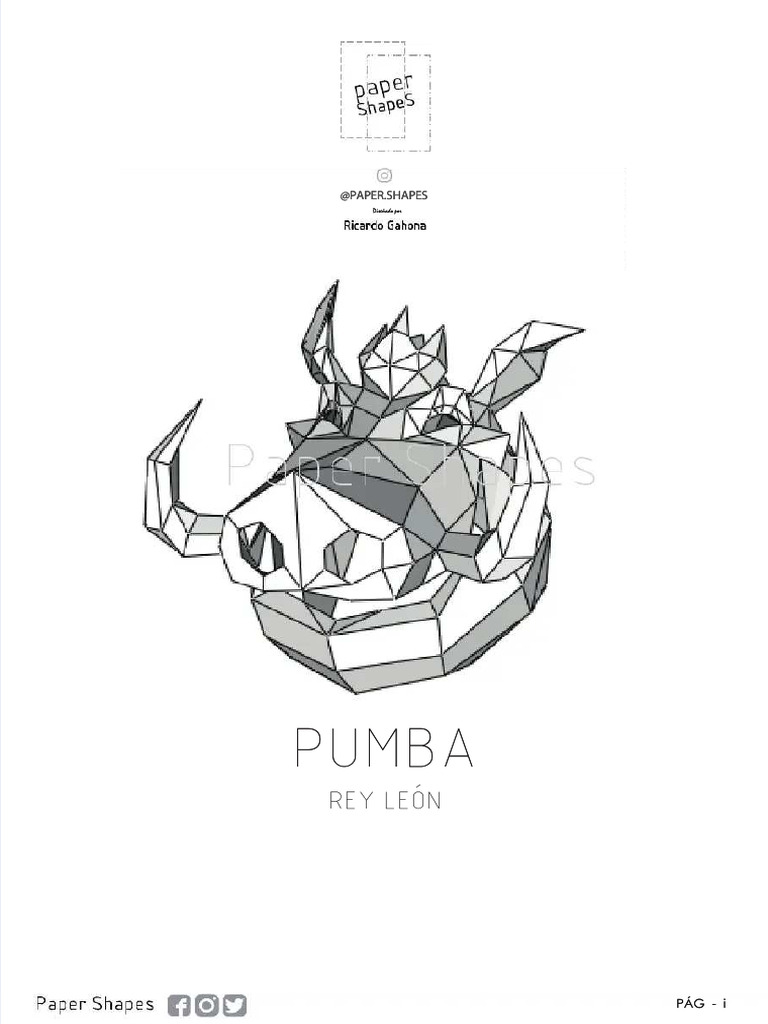 Pdf mascara pumba papercraf compress pdf