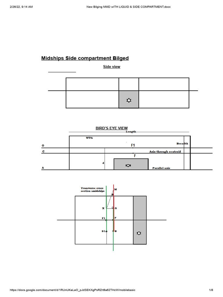 New Bilging MMD wITH LIQUID & SIDE COMPARTMENT | PDF | Buoyancy | Heavy ...
