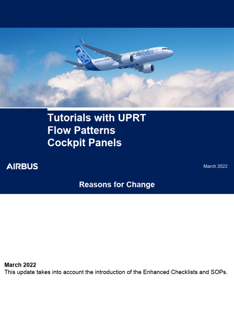 A320 - Tutorials - March2022 | PDF | Cockpit | Flight