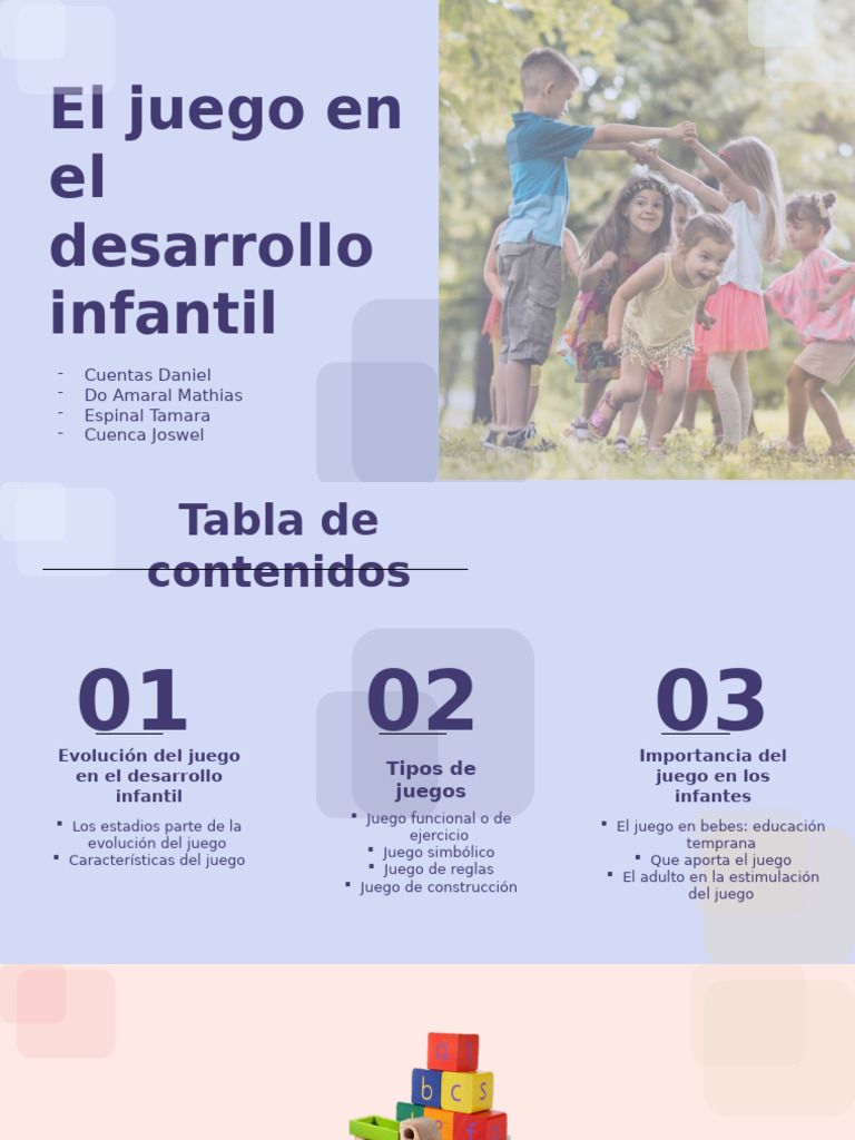 Importancia del Juego en Infantes | PDF | Adultos | Las emociones