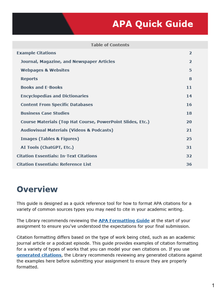 APA Citation Guide for Psychology Reports | PDF | Citation | Apa Style