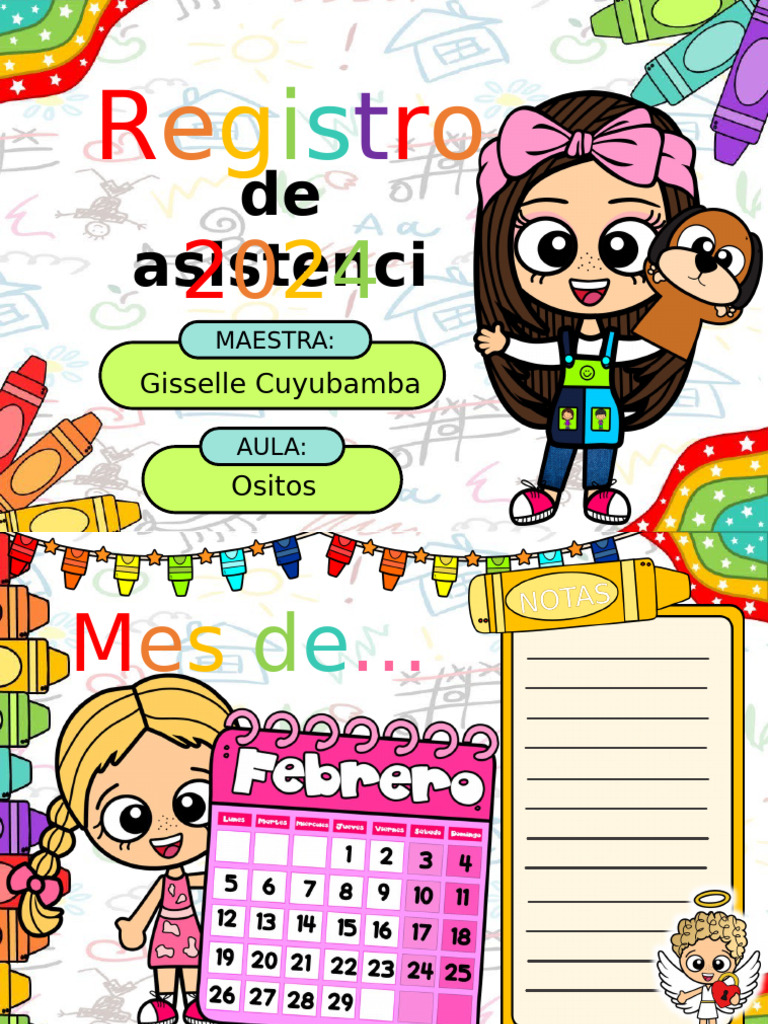 .ArchivetempRegistro de Asistencia 2024 - VF | PDF