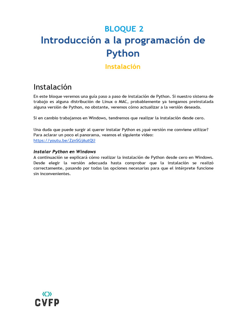Material Descargable - Bloque 2 | PDF | Lenguaje de programación ...