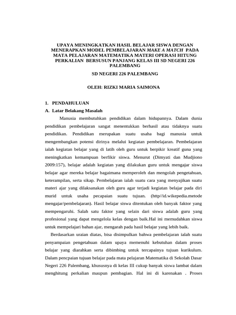 Inovasi Rizki Maria Saimona | PDF