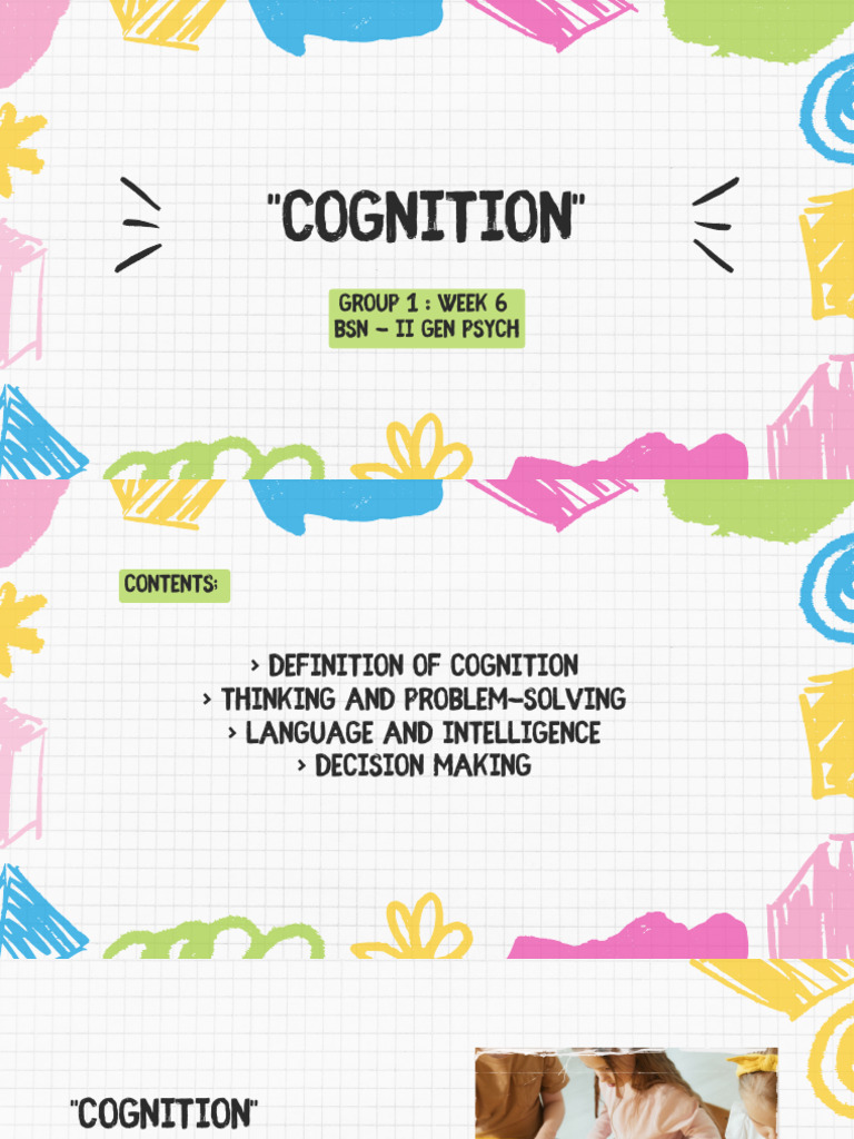 Cognition Week 6 Group 1 | PDF | Intelligence | Thought