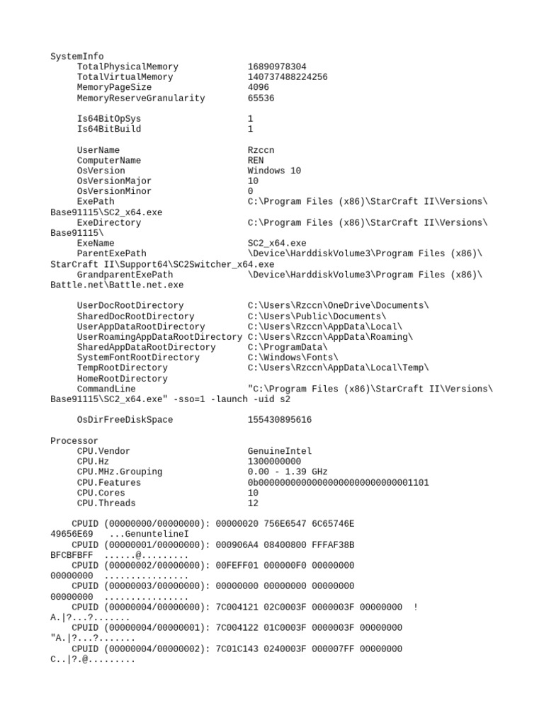 Windows 10 System and CPU Info | PDF | Computer Engineering | Computing