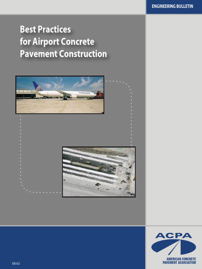 Best Practices For Airport Concrete Pavement Construction | PDF ...