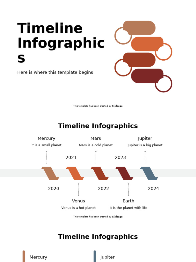 Timeline Infographics by Slidesgo | PDF | Planets In Astrology | Planets