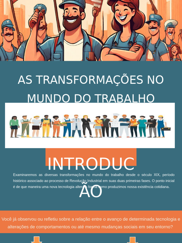 Transformações no Mundo do Trabalho | PDF | Desperdício | Despesa