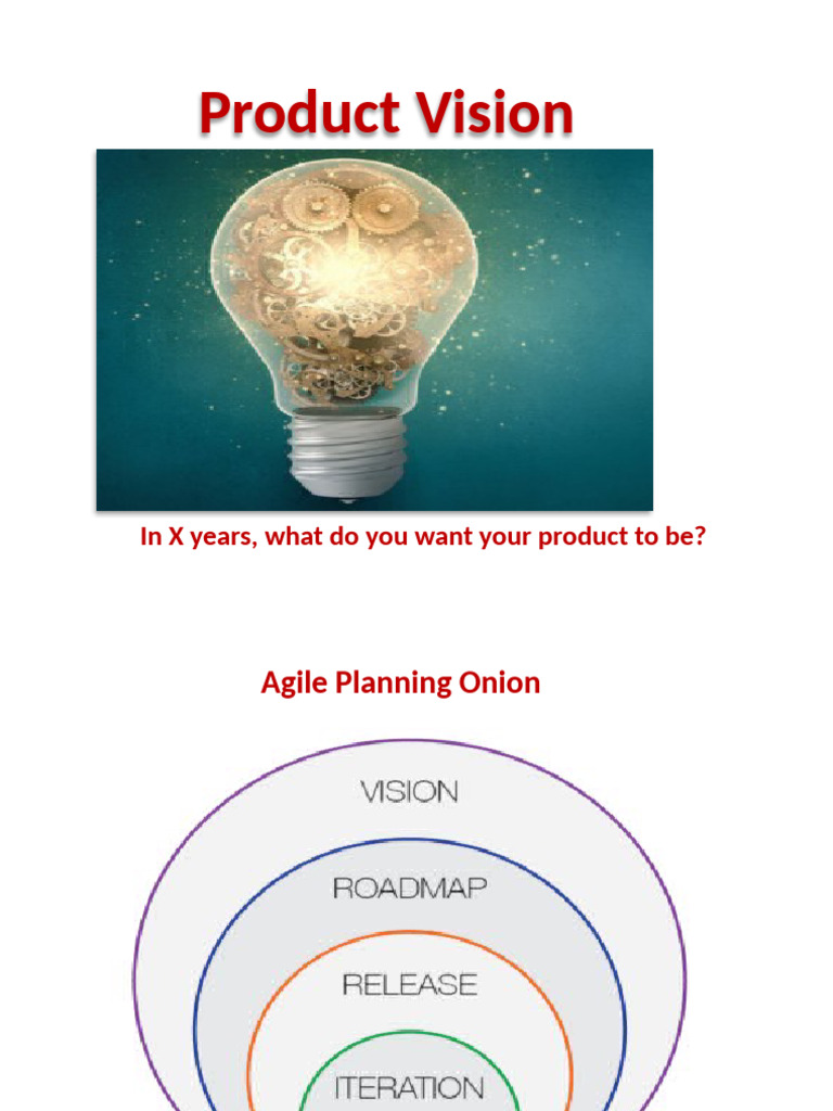 Product Vision and Roadmap Guide | PDF | Goal | Business