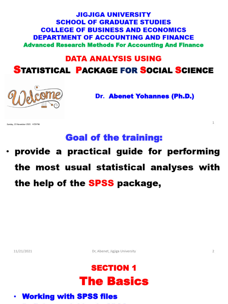 SPSS CHAPTER 1 EXAMPLE 1 DATA ANALYSIS intelligence overview
