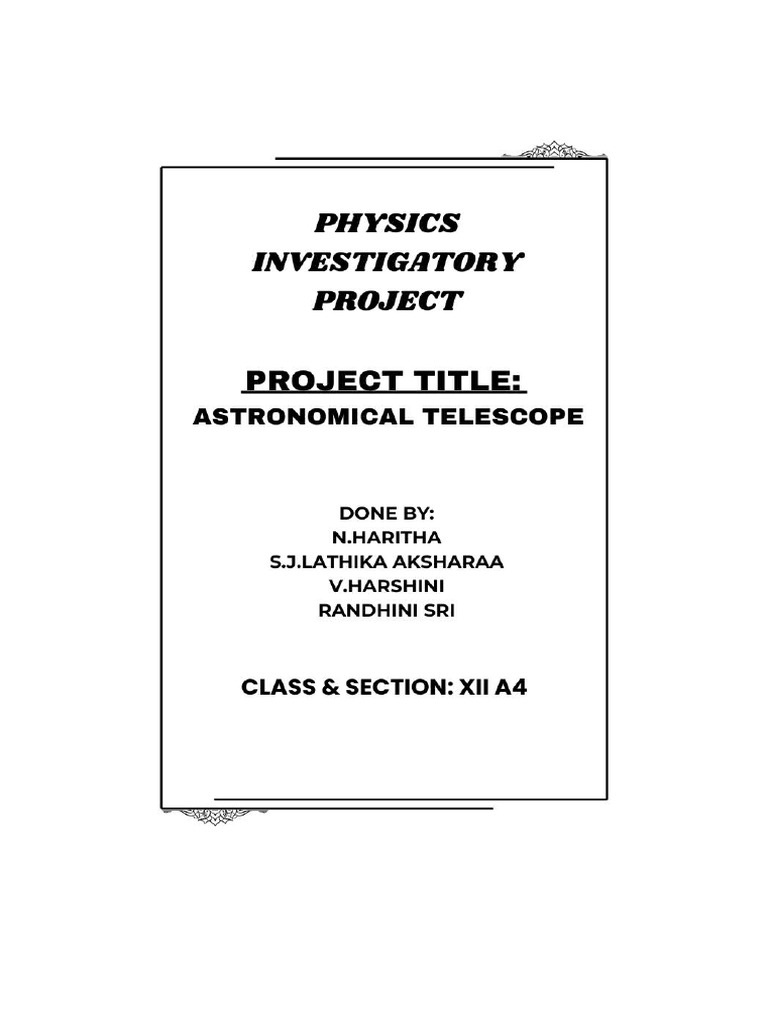 What is an astronomial telescope edited pdf angular resolution