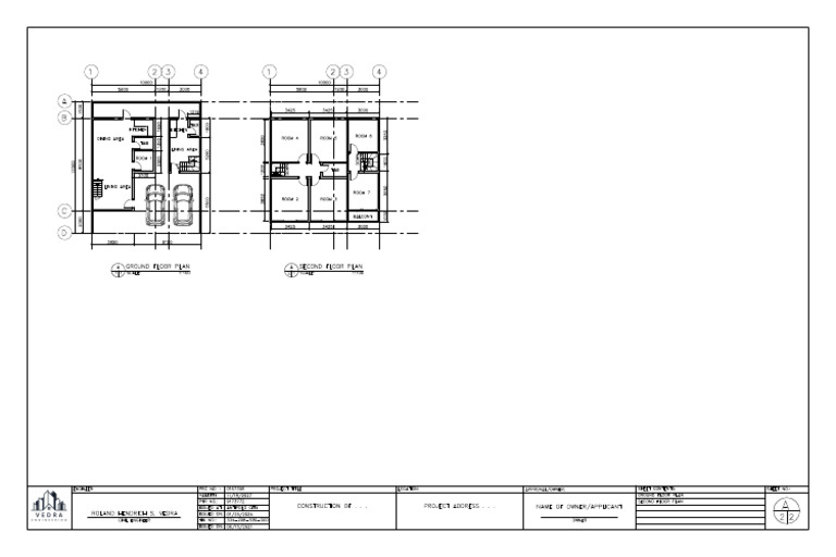 24 05 Initial Arch Plans | PDF