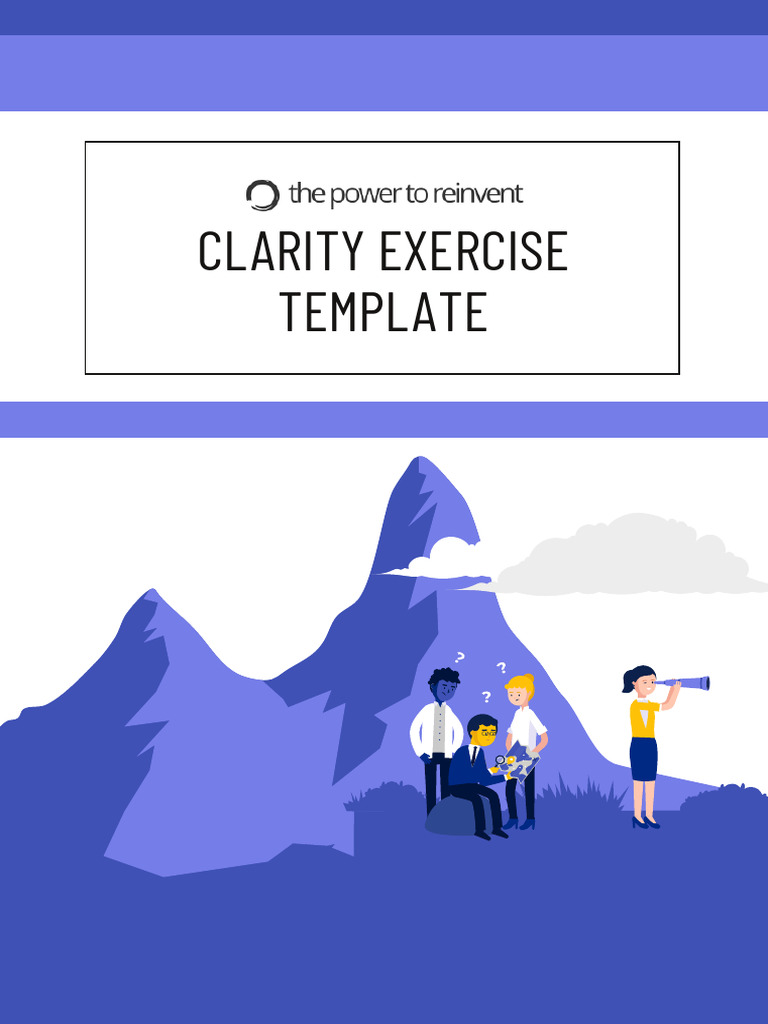 Clarity Template V1 | PDF | Goal | Cognitive Science