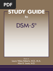 Study Guide To DSM-5® Laura Weiss Roberts