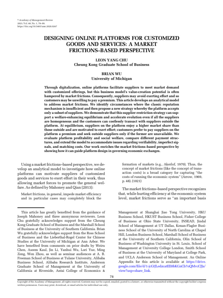 Ai Platform | PDF | Market (Economics) | Utility